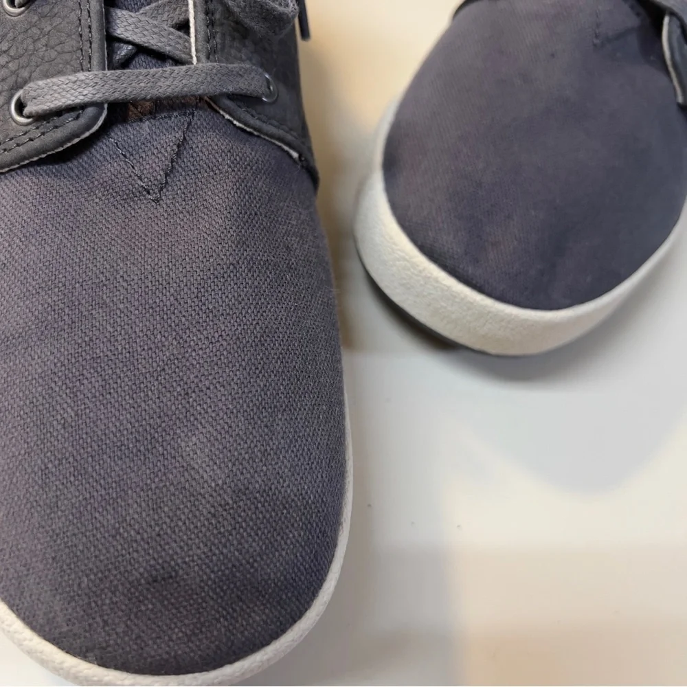 TOMS Mens Dark Gray Classic Lace Up Flat Casual Shoes Size 13